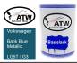 Preview: Volkswagen, Batik Blue Metallic, LG5T / G3: 500ml Lackdose, von ATW Autoteile West.